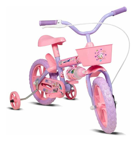 Bicicleta Infantil Amy Aro 12 Lilás E Rosa - Verden
