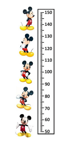 Oferta Medidor Infantil Mickey Mouse - Regla 1m 