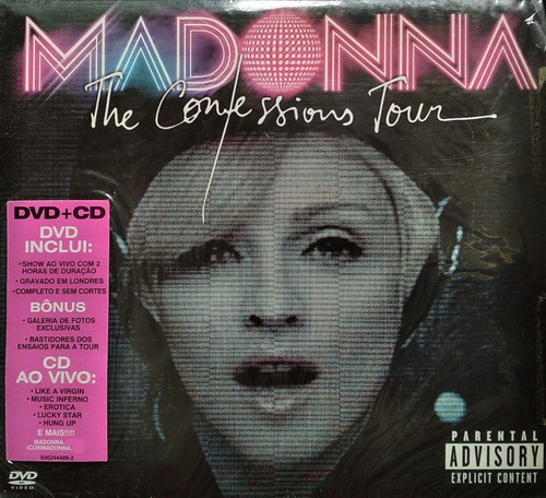Cd Madonna (cd+dvd) The Confessions Tour Orig Relacrado Loja