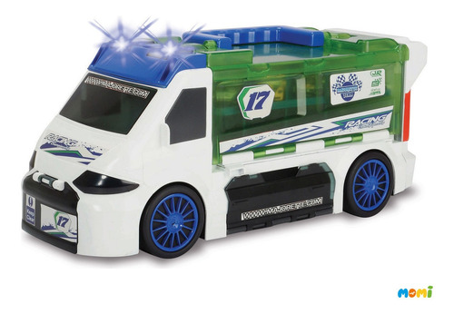 Majorette Camión Valija Porta 18 Autos + Pista Y Sonido