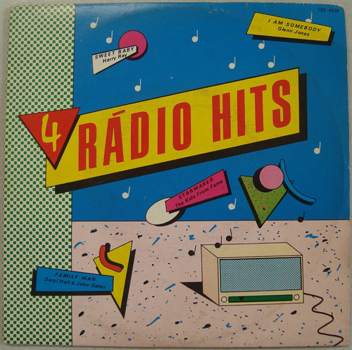 4 Rádio Hits 1983 Coletânea Disco Vinil Compacto 7 Polegadas