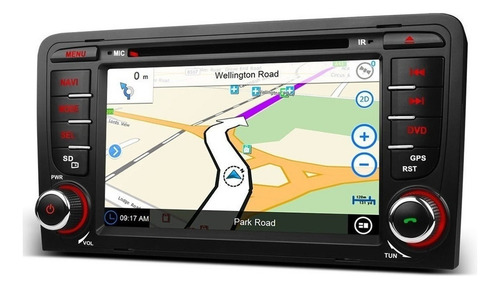 Audi A3 2003-2012 Gps Radio Touch Bluetooth Mirror Link Usb