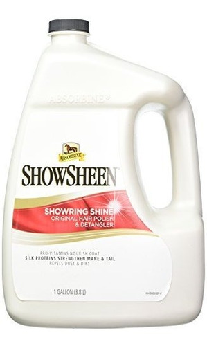 Absorbine Showsheen Showring Shine Detangler, 1 Galón.