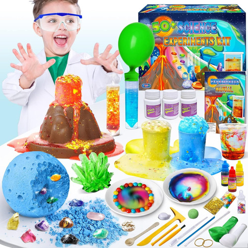 Set Ciencias Educativo 50 Experimentos Para Niños +4 Años