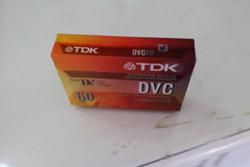 Video Cassette  Mini Dvc Tdk De 60 Minutos (90 Lp)