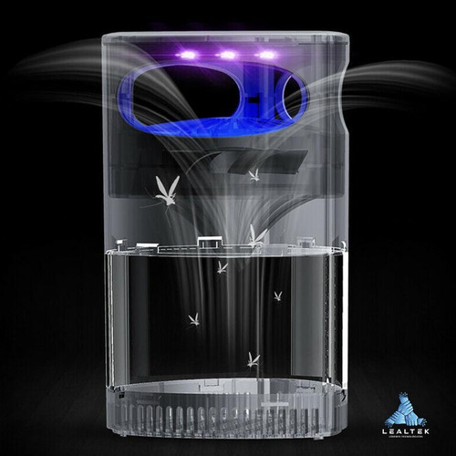 Imagen 4 de 9 de Lampara Mata Zancudos Mosquitos E Insectos Para Hogar Luz Uv