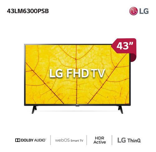 Imagen 2 de 8 de Smart Tv LG 43' Fullhd Nuevo Modelo 43lm6300 Wifi Bt Amv