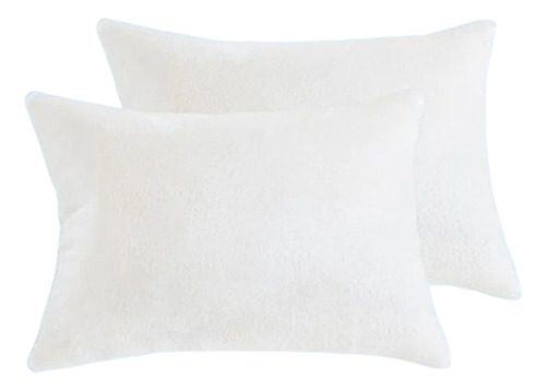Par De Almohadas Estandar Suave Pachicalientita Concord Color Blanco