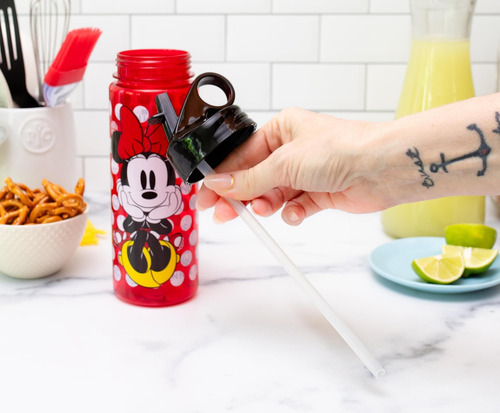 Botella De Agua Tritan Silver Buffalo Disneys Minnie Mouse C