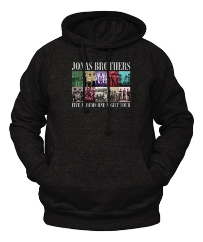 Buzo Jonas Brothers Five Albums One Night Hoodie Eras Tour