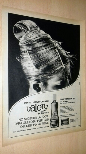 P192 Clipping Publicidad Champu Valery De Nantes Año 1970