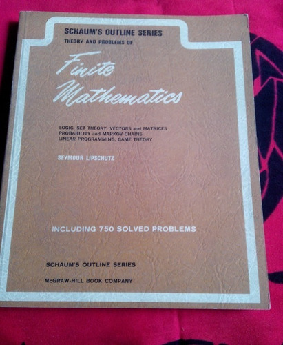 Finite Mathematics Seymour Lipschutz