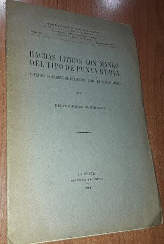 Hachas Liticas Con Mango Del Tipo De Punta Rubia 