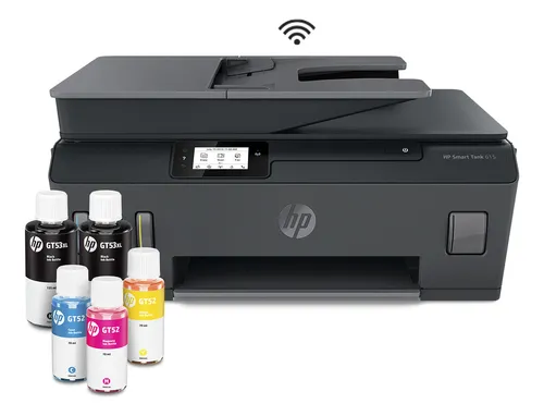 comprar Impresora Multifuncional HP Smart Tank 615, Tinta Continua, Color, Wi-Fi, Smart App, ADF Alimentador Automático, Fax