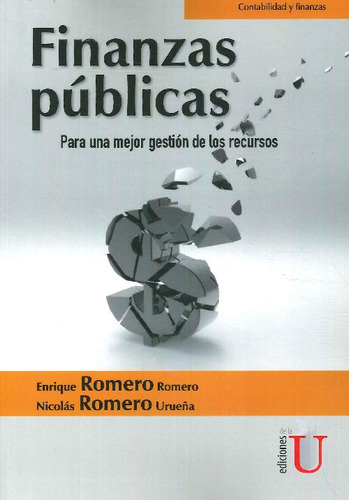Libro Finanzas Públicas De Enrique Romero Romero