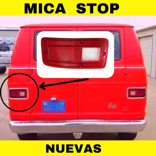 Mica Stop Para Dodge Ram Van Mica Stop Para Dodge Pasajero 