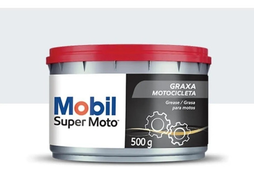 Graxa Mobil Super Moto Grease 500g Graxa Verde