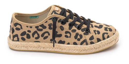 Sneacker Leopardo Beige Dama Mujer Chimmy Churry