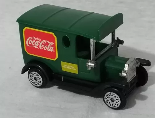 Coca Cola - Brinquedo antigo de lata - Lindo caminhão M