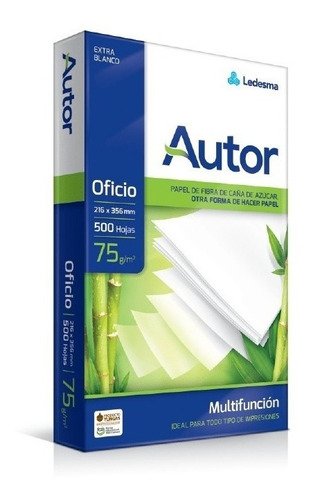 Resma Oficio Autor 80grs (consulta Por Envio Gratis!)