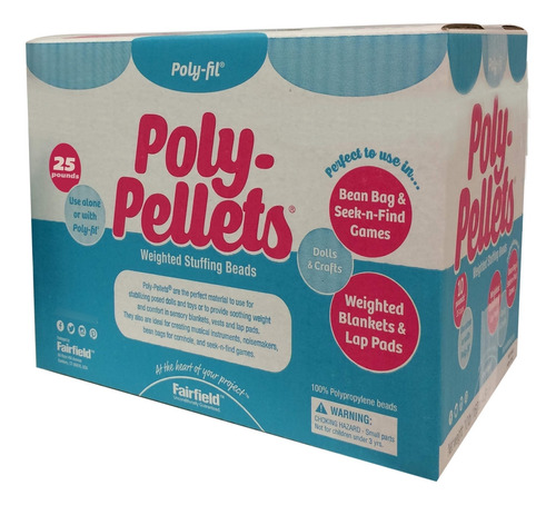 Fairfield Poly-fil Poly-pellets, Cuentas De Relleno De Poli.