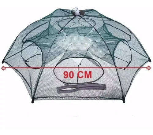 Armadilha Covo Peixe Isca Viva Lambaris Camarões 90x90cm