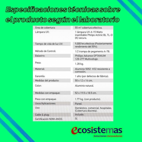Imagen 6 de 6 de Trampa De Luz Uv Atrapa Moscas Arod Cenith Aluminio