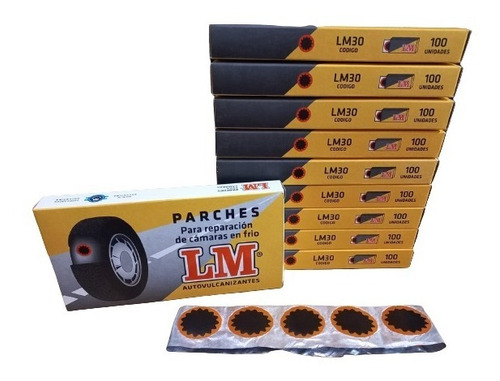 Oferta 10 Cajas De Parches Lm Para Camara Redondos De 30mm