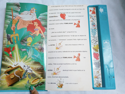 Libro Antiguo* Golden Sound Story :la Sirenita /disney Unico (Usado)