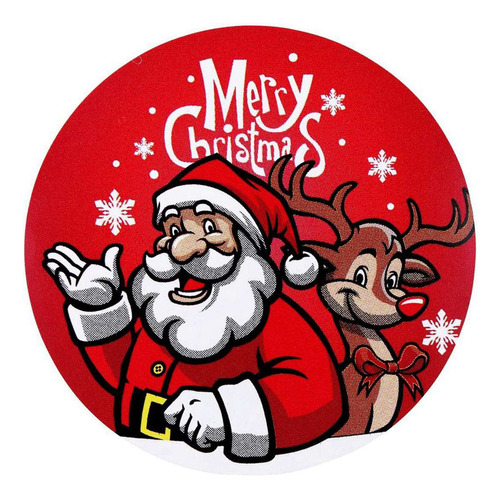 Fweaad 1000 Pegatinas De Feliz Navidad Con Tema Navideño