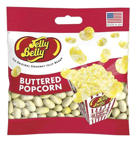 Jelly Belly Caramelos Buttered Popcorn Jelly Beans 99g