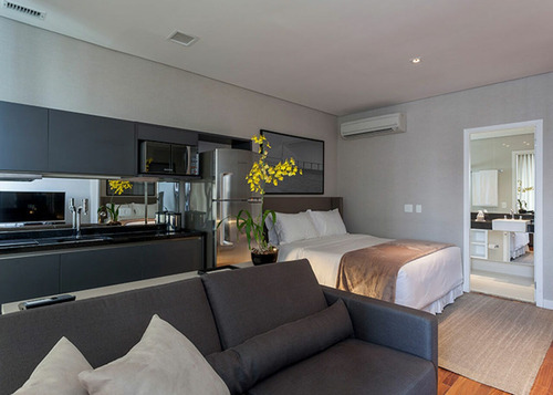 Imagem 3 de 15 de Flat Fl Residence 35m² 1 Dormitório 1 Vaga Na Vila Olímpia Para Locação - Sf39075
