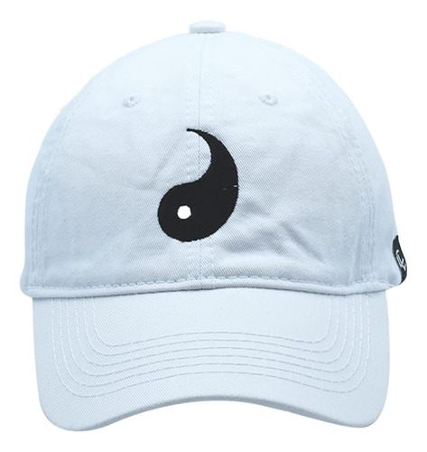 Cap Land Gorra Original Logo Yin Yang White, Gorra Hecho