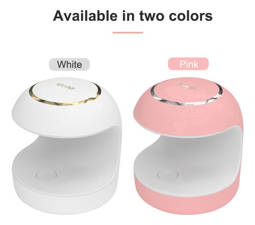 Mini Lámpara De Uñas Uv Led Gel Polish Secador De Uñas