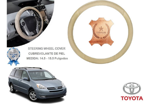 Funda Cubrevolante Beige Piel Toyota Sienna 2004-2010