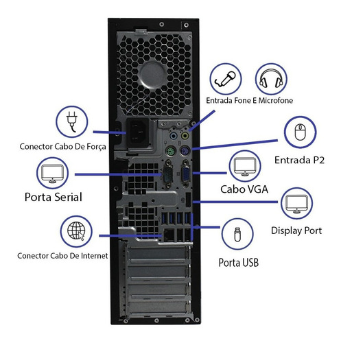 Computador Hp Elite 8300 I7 3° 16gb Ssd 240gb