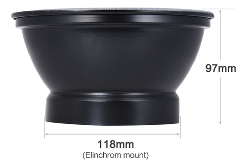 Difusor Reflector Estándar Shade 7/180 Mm Con Montaje Elinch