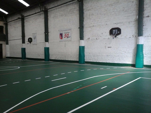 Imagen 3 de 7 de Protector Columna Pared Seguridad Canchas Colegios Gimnasios