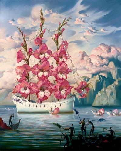 Imagem 1 de 1 de Foto Para Quadro Chegada Do Navio Das Flores 65x80cm Kush
