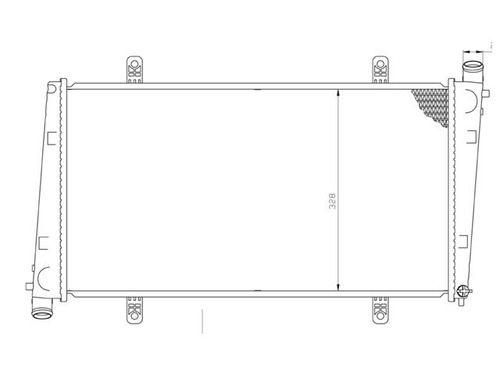 Radiador Vl S60 2009 L5 2.9 Automatico Cdr