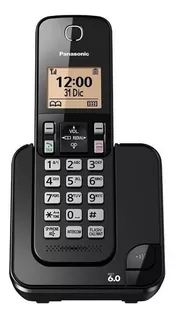 Teléfono Panasonic Central KX-TGC352 inalámbrico 220V - color negro