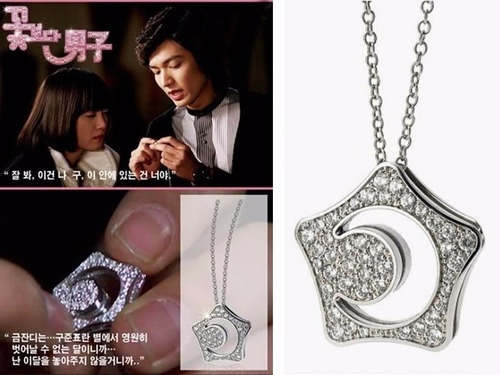 Collar Boys Over Flowers Estrella Luna Definido A1 Nuevo