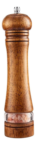 Y Pimienta Que Molía De Especias En Casa, Madera De Café