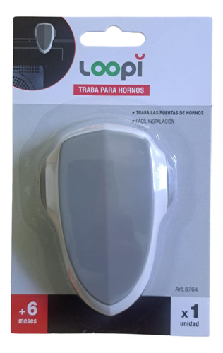 Traba Para Hornos Loopi Love X1u Color Blanco/gris