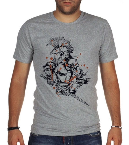 Remera De Hombre Caballero Armadura Guerrero Warrior