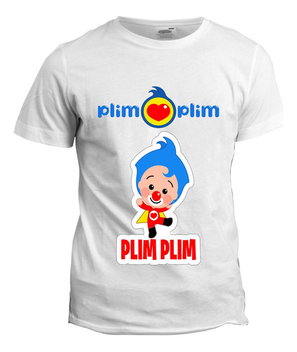 Playera Plim Plim Payaso Talla Niños Liviana Suave  