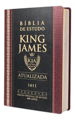 Bíblia Sagrada De Estudo King James 1611 - Tradicional - Capa Dur...