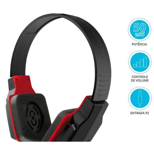 Fone De Ouvido Gamer Com Microfone Headset Ph073