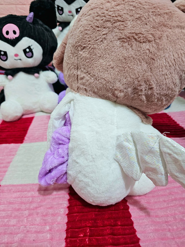 Peluche Stitch 40 Cm / Kuromi My Melody Con Manta