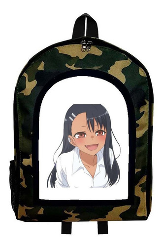 Mochila Camuflada Don't Toy With Me Miss Nagatoro Mod Aar93